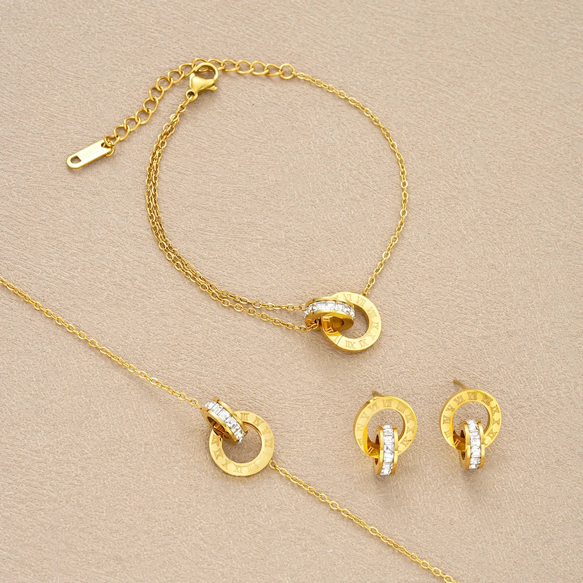 Trendy Women’s Stainless Steel Jewelry Set – Necklace