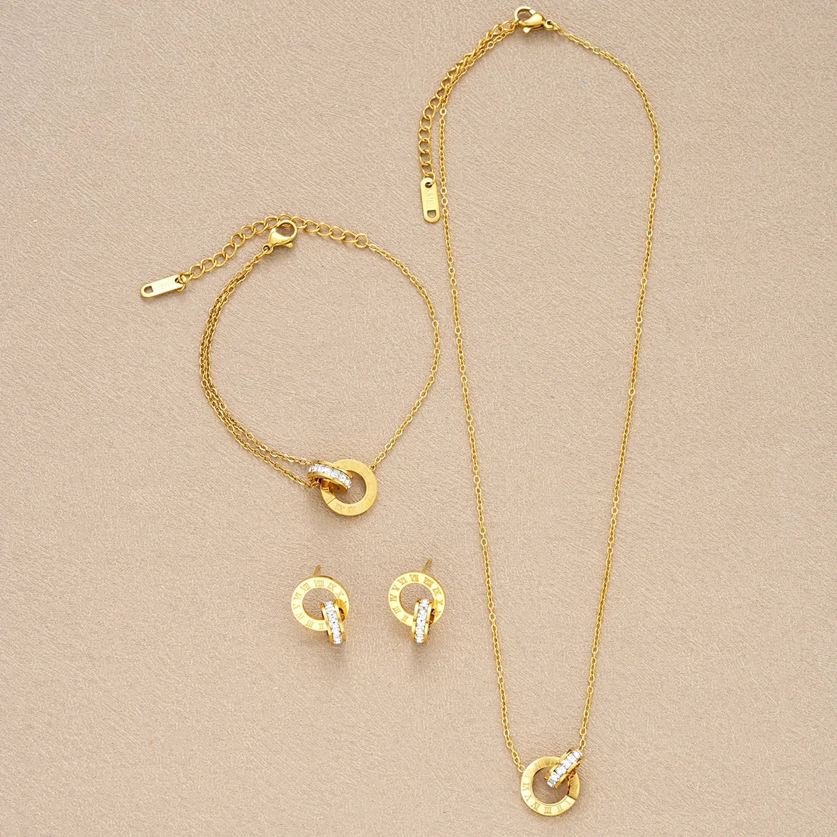 Trendy Women’s Stainless Steel Jewelry Set – Necklace